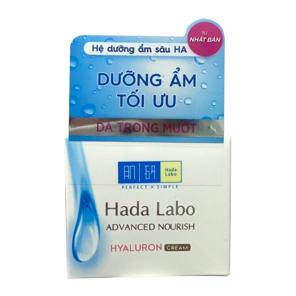 Kem dưỡng ẩm sâu Hada Labo Advanced Nourish Hyaluron Cream - Trắng 50g