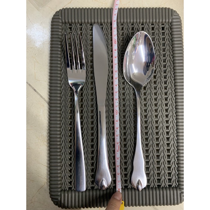 Bộ 3 thìa + dao + dĩa inox Hàn Quốc xịn