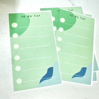 TO DO LIST - NOTE MÀU ĐƠN GIẢN PASTEL- 36 tờ