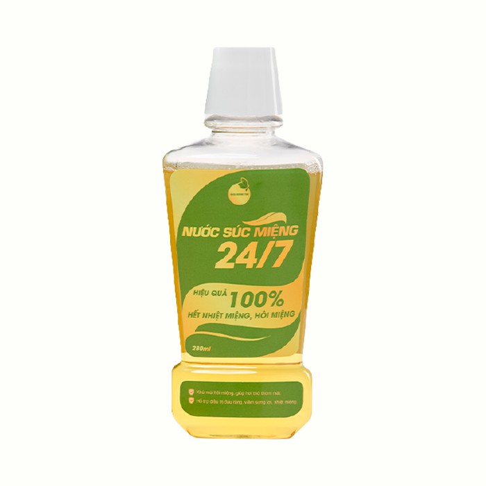 Nước súc miệng thảo mộc Đông Y 24/7 chai 280ml - Beauty247