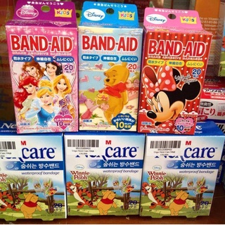 Hộp 20 miếng băng dán cá nhân band aid cho bé - gạc y tế cho bé band aid hình hoạt hình elsa