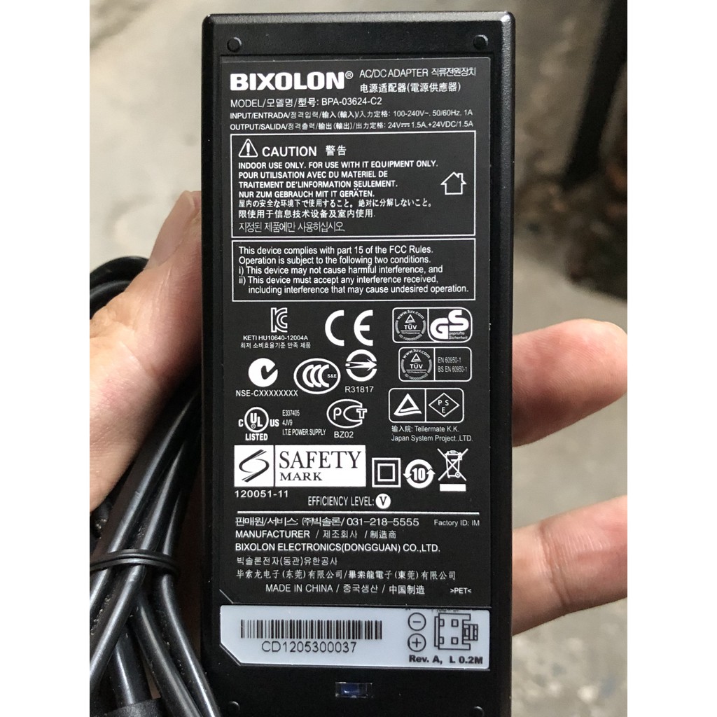 Adapter nguồn 24V cho máy Scan HP 3000 S2