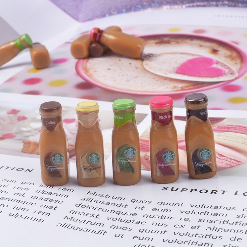 Charm set 05 Café Starbucks Đóng Chai slime