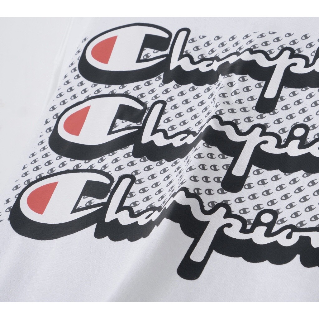 Áo Thun Champion Heritag Triple Scipt Graphic chính hãng unisex - 100% AUTHENTIC MUA TRỰC TIẾP USA