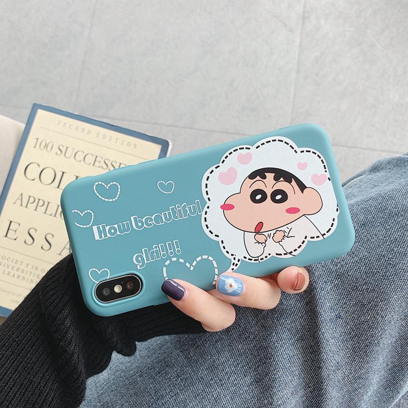 OPPO Casing Casing Shockproof Shell Silicone  OPPO A7 R11 R15 Standrad Dream A83  Chibi Maruko &Crayon Shinchan  Cover