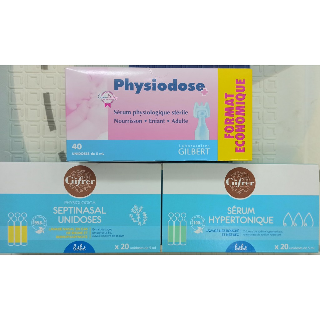 Nước Muối Gifrer Physiodose  - Pháp