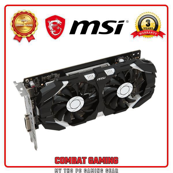 Card Màn Hình MSI GTX 1050Ti 4GB OCV1 GDDR5