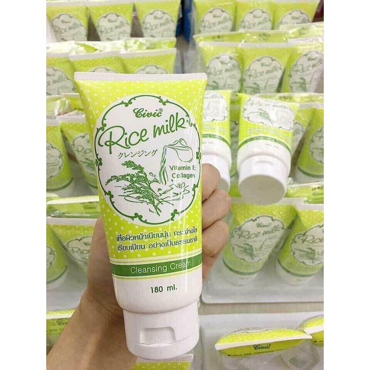 Sữa rửa mặt gạo Civic Rice Milk Thái Lan 180ml