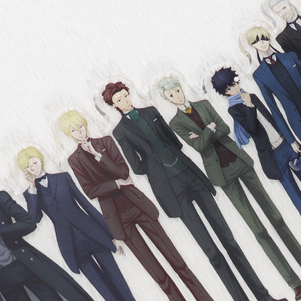 Mô Hình Nhân Vật Anime Moriarty The Patriot Đứng Để Bàn Trang Trí