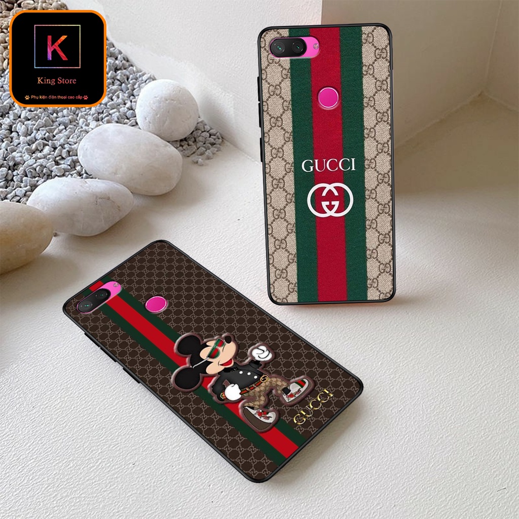 Ốp lưng Xiaomi Mi 8 - Mi 8 Lite - Mi 8 SE - Mi 9 - Mi 9 SE - Ốp in hình GÜÇÇÏ - Lưng nhám viền TPU cao cấp