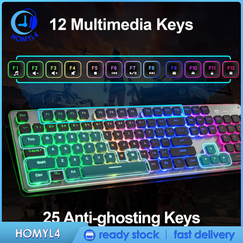 Bàn Phím Gaming Siêu Mỏng Có Đèn Led | BigBuy360 - bigbuy360.vn