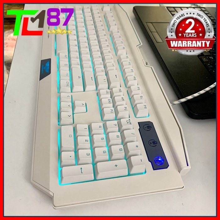 Bàn Phím Máy Vi Tính Laptop Chơi Game NEWMEN GM100 Đèn LED 7 Màu - Bàn phím Cơ Keyboard Gaming Có Dây