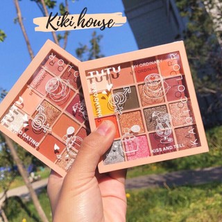 Bảng mắt 16 màu tutu kaqi color cam đào trung tính