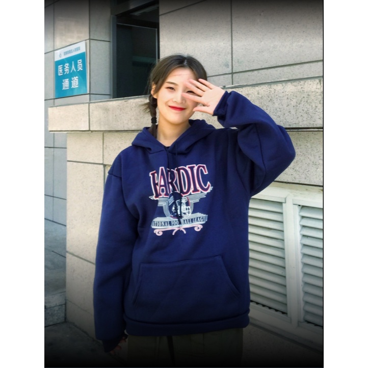 【Keroro】Áo Hodie Nỉ Bông Unisex  Dáng Rộng Phong Cách Ulzzang | BigBuy360 - bigbuy360.vn