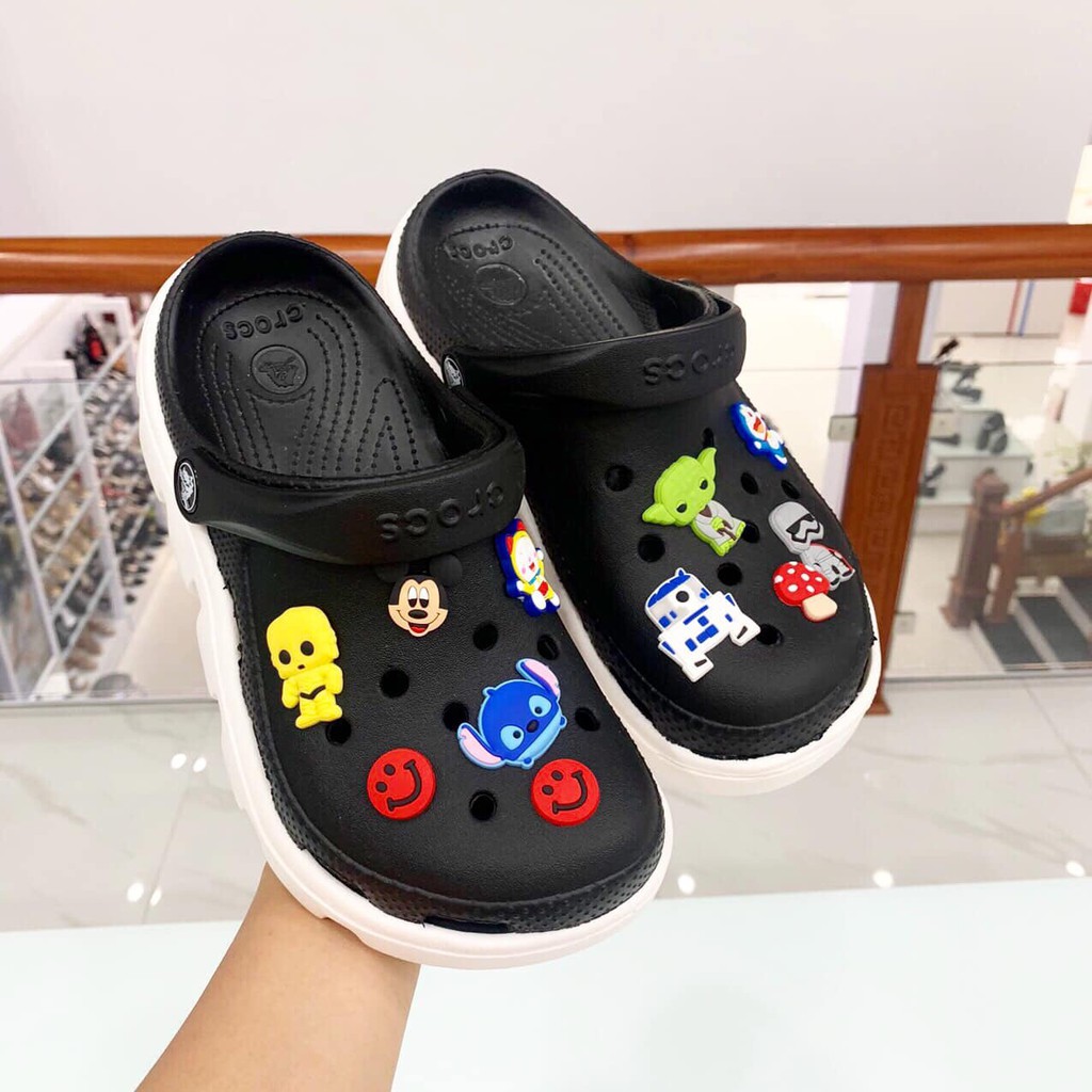 [TẶNG 6 stick] Dép Sục Nhựa CROSS DUET Nhiều Màu Siêu Nhẹ Thời Trang | BigBuy360 - bigbuy360.vn