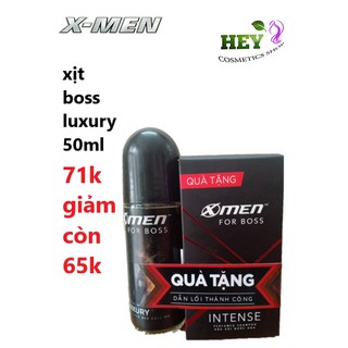 Lăn khử mùi X-Men for Boss Luxury 50ml tặng KÈM