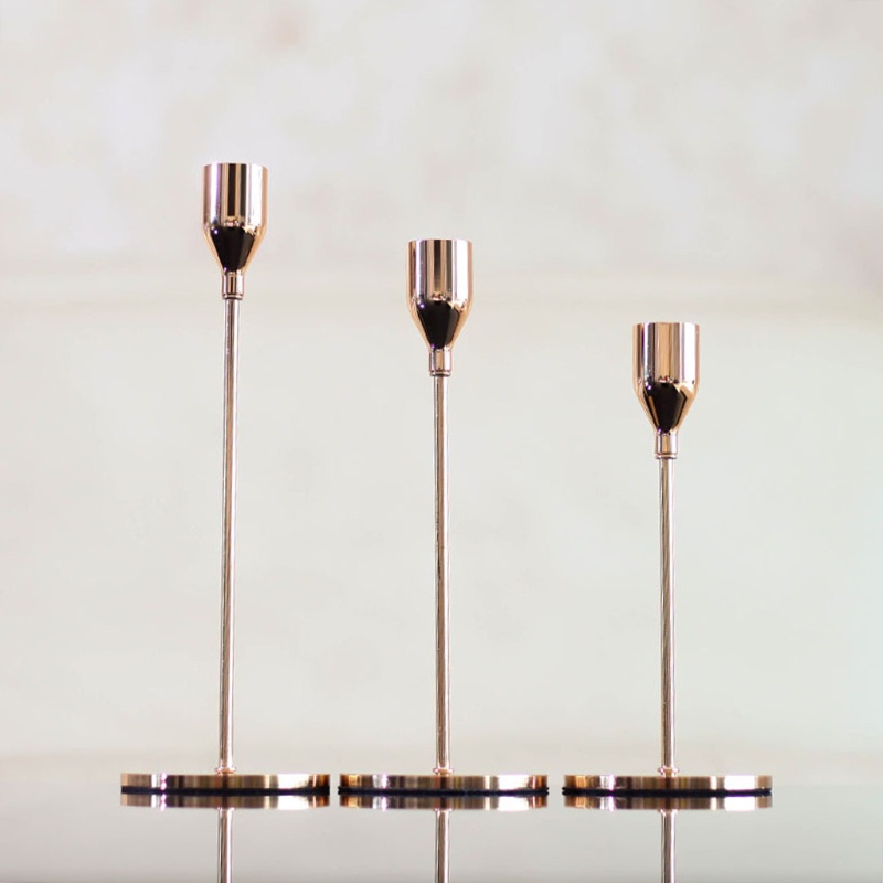 Chân Nến Trang Trí Tiệc Cưới Thiết Kế Đơn Giản Siêu Thanh Lịch