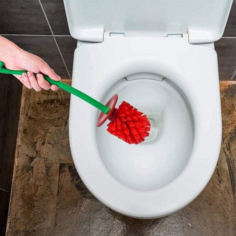 Bộ cọ vệ sinh toilet có tay cầm hình quả anh đào độc đáo