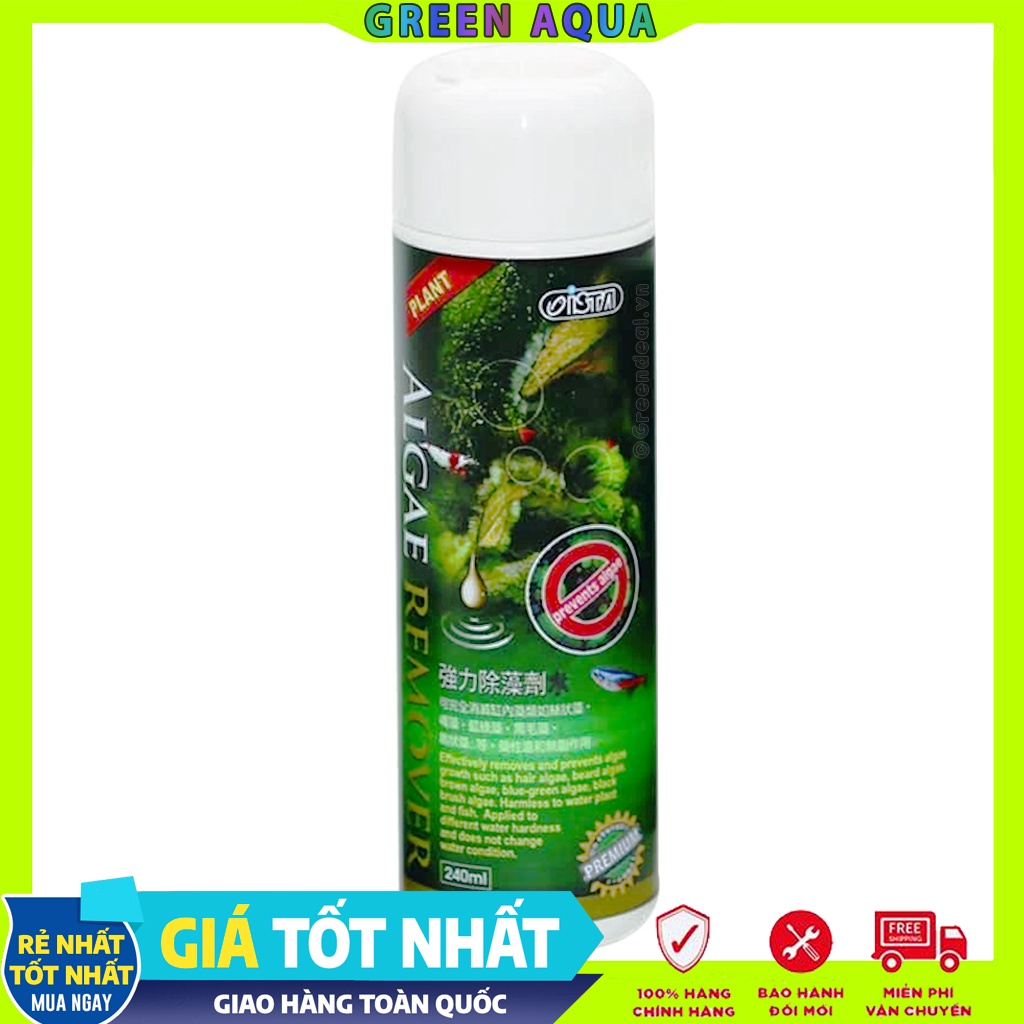ISTA - Premium Algae Remover  | Dung dịch diệt rêu hại trong hồ thủy sinh