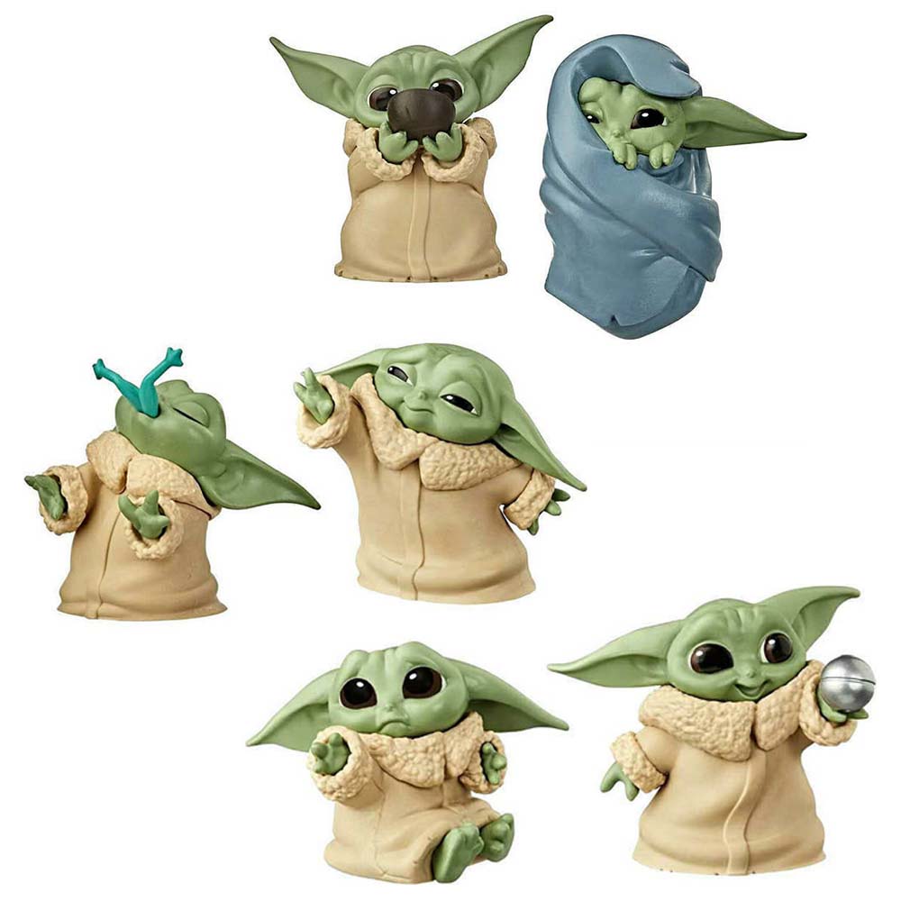 Set 6 Mô Hình Nhân Vật Baby Yoda Phim Star Wars Dễ Thương