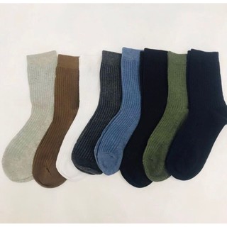 Tất Nam Len Tăm Cổ Dài Cao Cấp Vintage