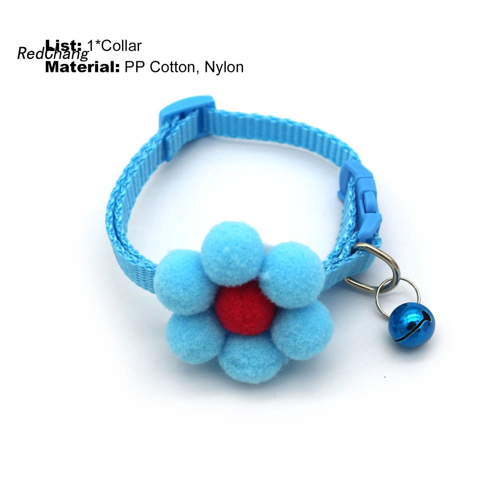 Vòng cổ phối hình hoa bằng cotton PP dành cho thú cưng