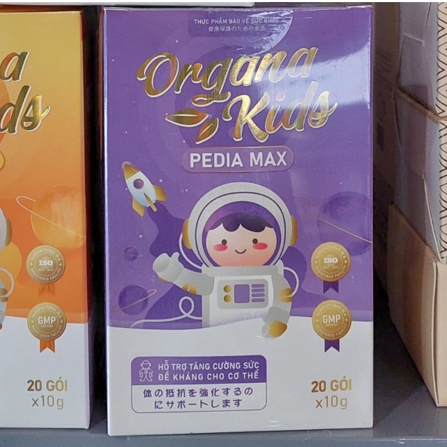 thạch dinh dưỡng trẻ em organa kids laco pedia max hỗ trợ tăng cường sức đề kháng miến dịch cho cơ thể