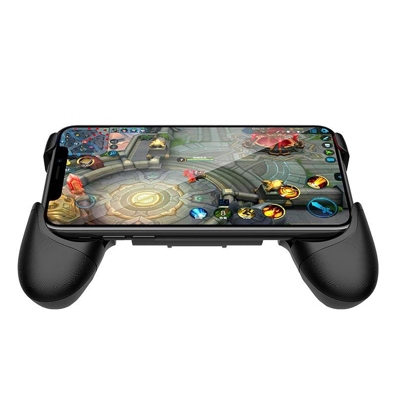 Bộ tay cầm chơi game giúp chơi game thoải mái trên điện thoại + 4 bộ mobile joystick đen Phặn Phặn