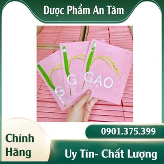 Set 3 miếng mặt nạ gạo tinh khiết trắng da thải độc dưỡng ẩm