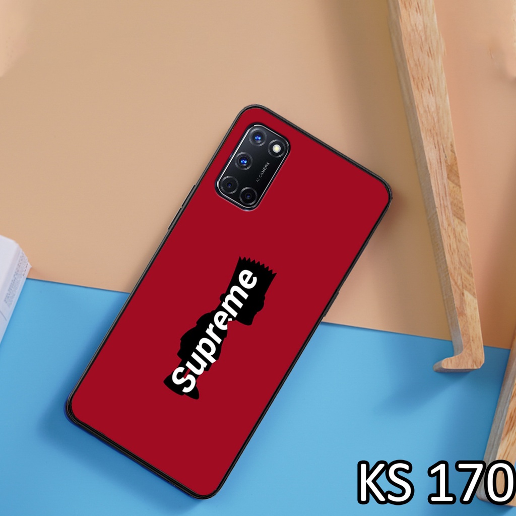 Ốp lưng Oppo A54 (4G/5G) - Oppo A55 (4G/5G) - Oppo A74 (4G/5G) - Oppo A76 in hình logo ŞUPŘĒMĚ cực sang trọng