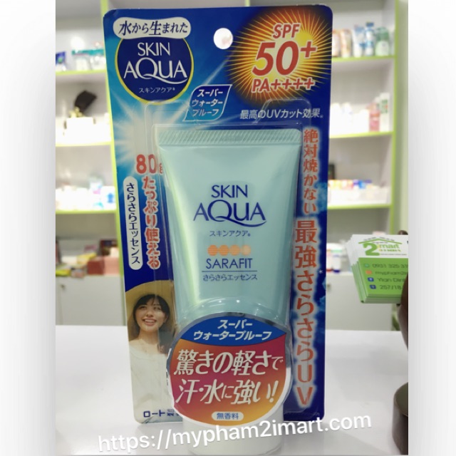 Kem chống nắng Skin Aqua Sarafit UV Essence SPF 50+/PA++++