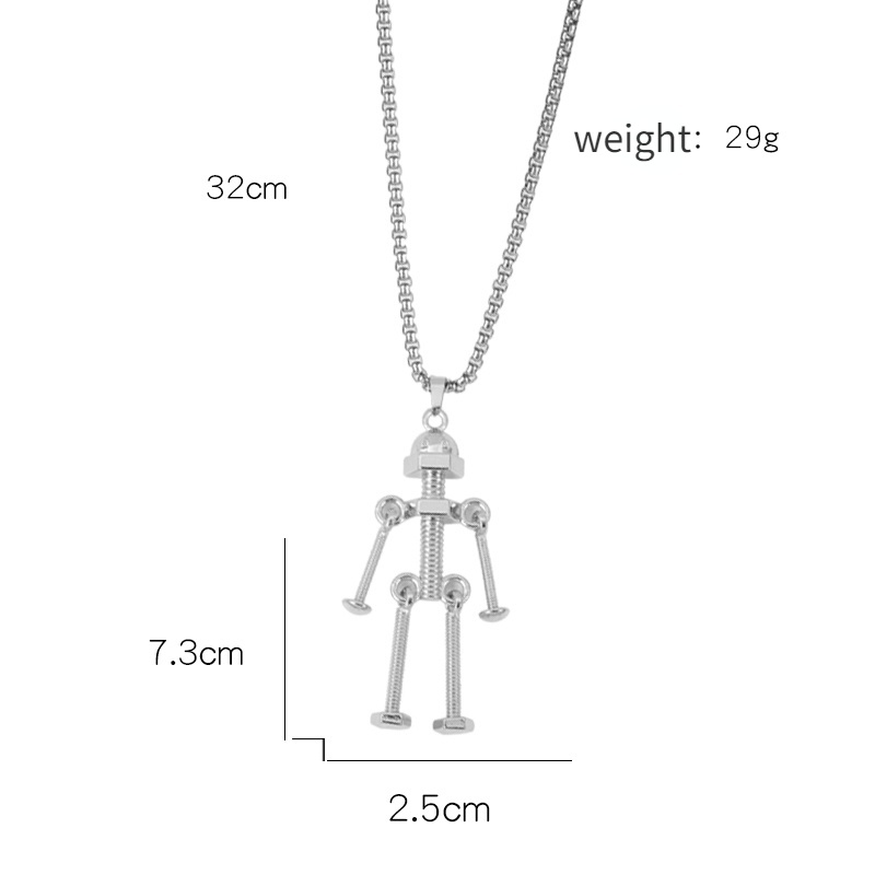 Vòng cổ Mặt Robot Và Chuột Mickey Dễ Thương
