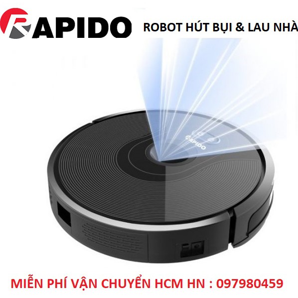 Robot hút bụi và lau nhà Rapido RR6, hàng chính hãng