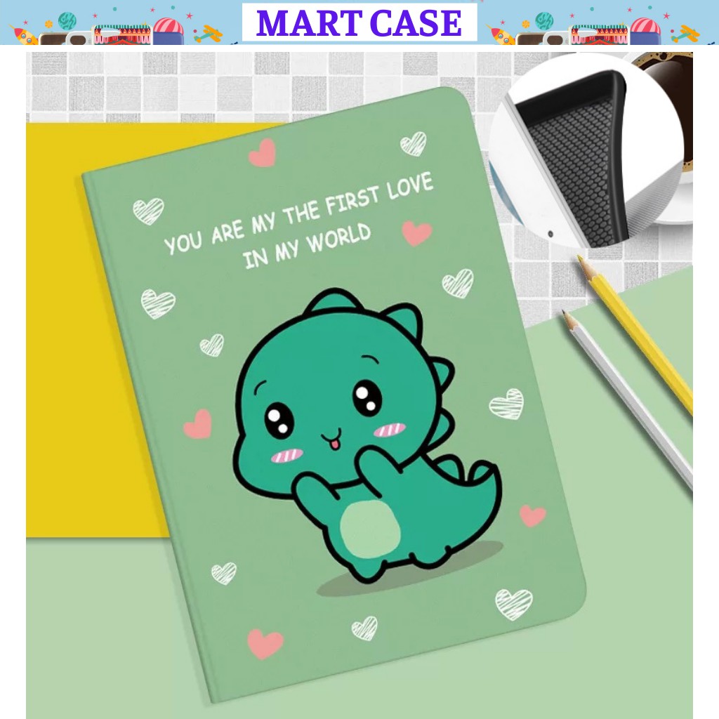 Case ipad air 4 silicon hình Khủng Long xanh cute ốp ipad Pro 11/9.7/10.5/Air 3/10.2 gen 7/8...MART CASE | BigBuy360 - bigbuy360.vn