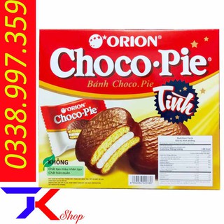 Bánh Choco-pie Tình Orion 12 packs-gói 396g 3 hôp.