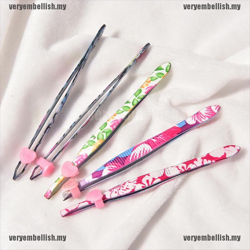 (hàng Mới Về) Nhíp Nhổ Lông Mày Bằng Thép Không Gỉ Tiện Dụng