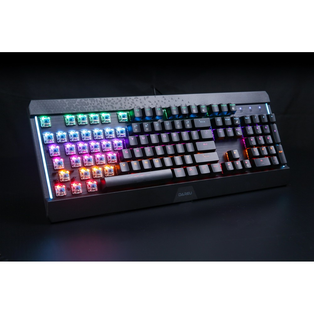 Bàn phím cơ Gaming DAREU EK169 (MULTI LED, Blue/ Brown/ Red D switch)