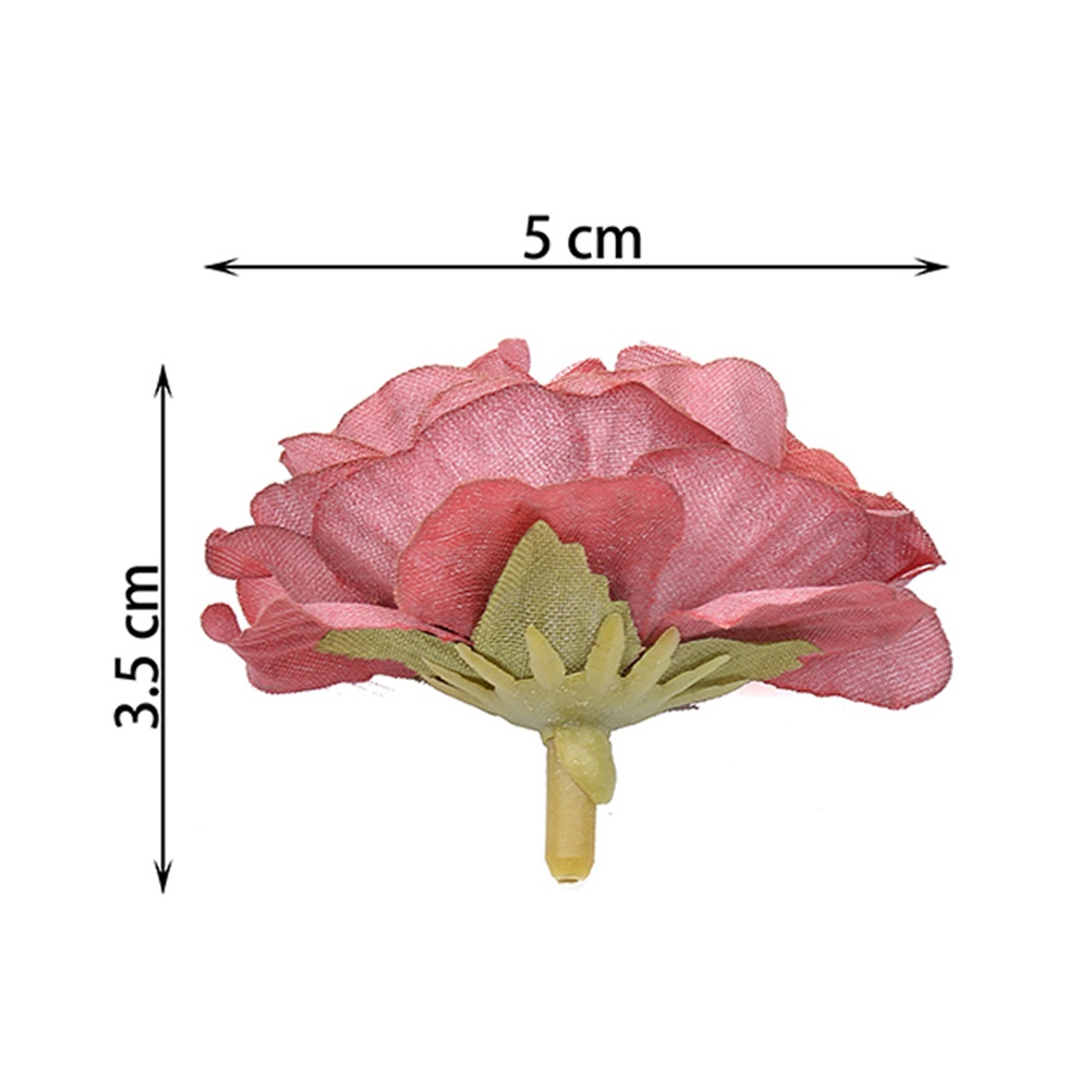 Set 10 Hoa Mẫu Đơn Giả 5cm Nhiều Màu Sắc Dùng Trang Trí Tiệc Cưới / Sinh Nhật Diy