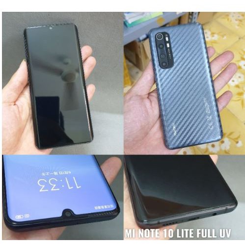 Kính Full màn Xiaomi Mi Note 10 Lite Full keo UV