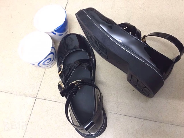 L6 Giày LOLITA mũi tròn đế cao phiên bản Hàn Quốc | BigBuy360 - bigbuy360.vn