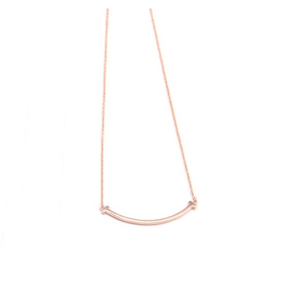 Simple Female Smiley Face Pendant Clavicle Chain New Women Trend Link Chain Necklace