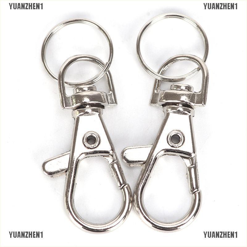[YUANZHEN1] Set 10 Kẹp Móc Tôm Hùm Bạc Kích Hoạt Túi Xách