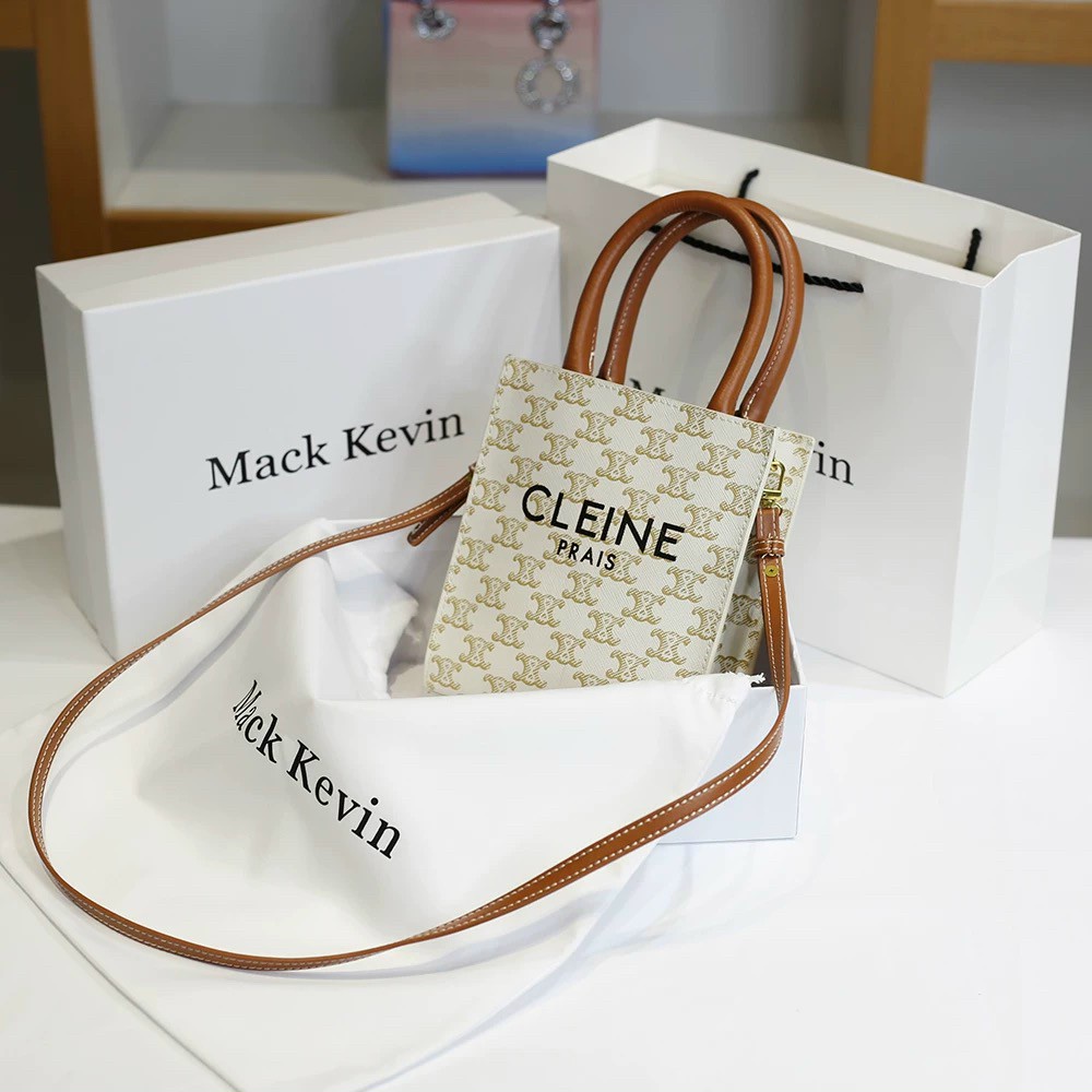túi xach tay + đeo chéo nữ ce line full box size 17cm x4cm x 21cm có sẵn siêu xinh