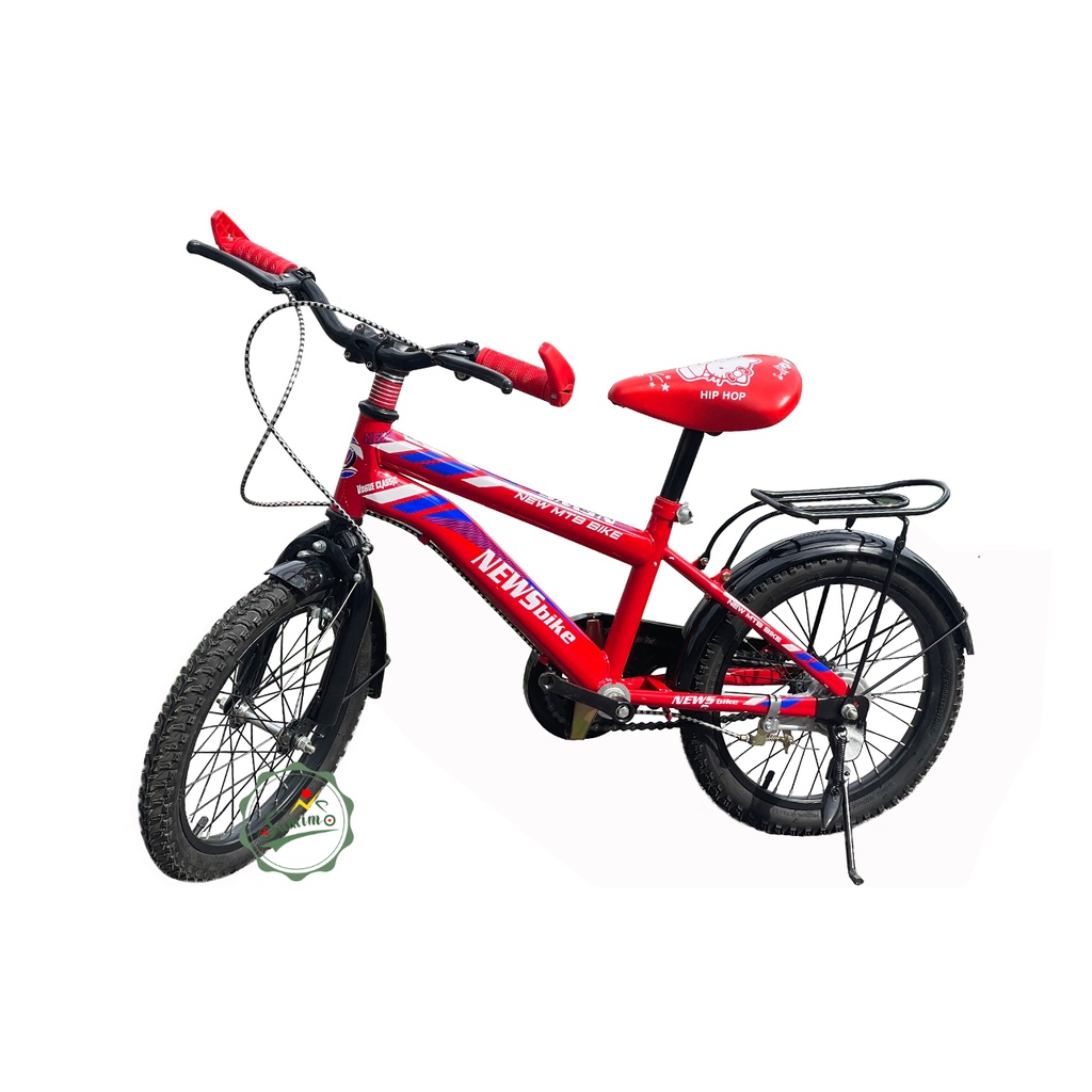 Xe đạp 16inch NEWS Bike - Baga - Sừng trâu - Chống ngiêng