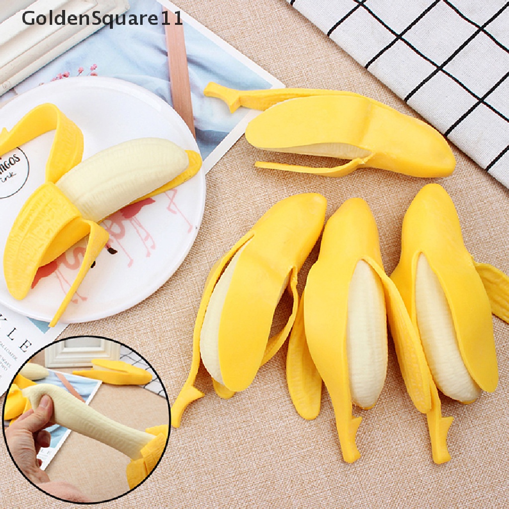 [Goldsquare11] Đồ Chơi Bóp Để Giảm Căng Thẳng, Hình Quả Chuối