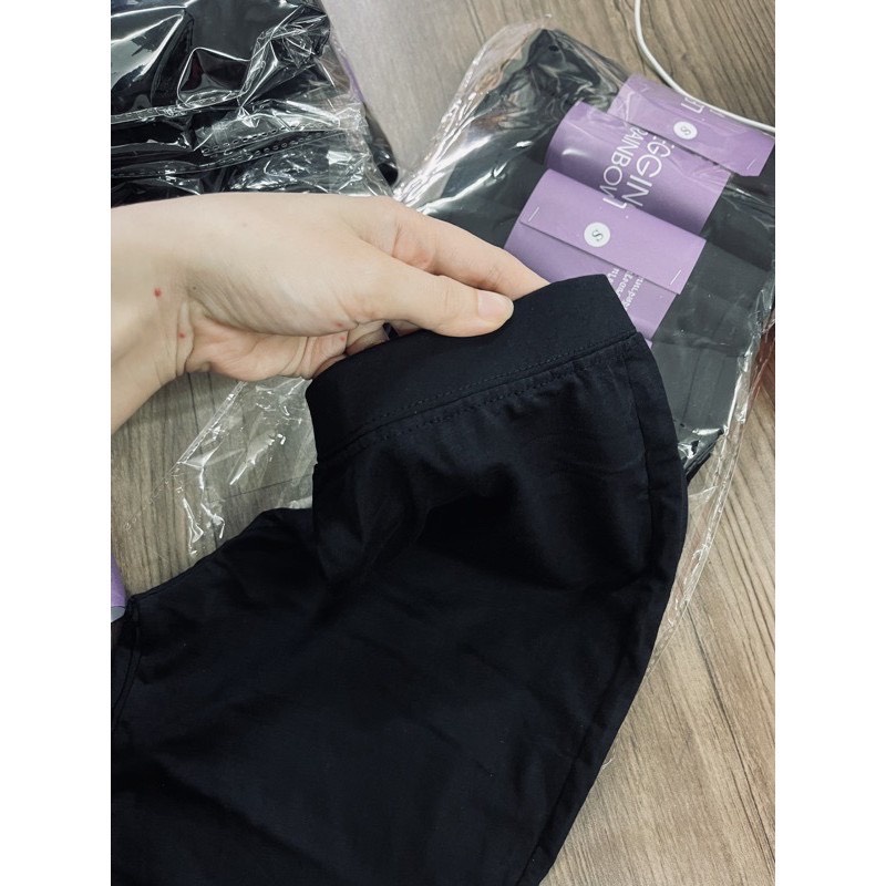 Quần legging lửng thái Quần legging ngố đùi thái cạp chun siêu mịn (free ship) QL70 | BigBuy360 - bigbuy360.vn