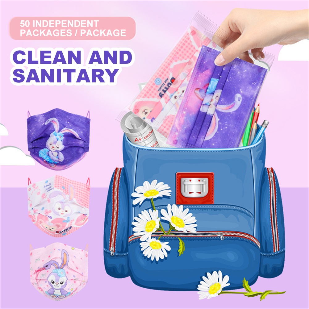 Khẩu Trang 3 Lớp Dùng Một Lần Dành Cho Trẻ Em