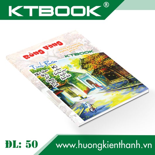 [Mã BAUIC50] Gói 20 cuốn Tập Học Sinh KTBOOK Giá Rẻ Rồng Vàng giấy trắng ĐL 50 gsm - 96 trang (20 cuốn/ lốc)