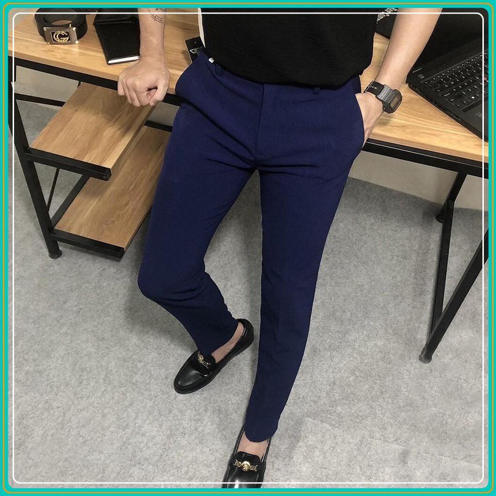 Quần tây - Quần âu nam - Dáng côn trẻ trung, chất vải mềm mịn, dầy dặn, không nhăn, dễ phối đồ với sơ mi | BigBuy360 - bigbuy360.vn