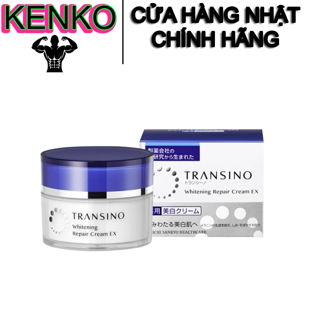 Kem Dưỡng Trắng Da và Tái Tạo Da làm Mờ Thâm Nám Transino Whitening Repair Cream EX 35g - HÀNG NỘI ĐỊA NHẬT